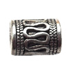 European Style Beads Zinc Alloy Jewelry Findings Lead-free, Tube 12x8mm hole=2mm, Sold per pkg of 300