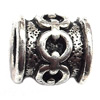 European Beads Zinc Alloy Jewelry Findings Lead-free, Tube 10x10mm hole=5mm, Sold per pkg of 300