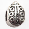 European Beads Zinc Alloy Jewelry Findings Lead-free, Animal 12x8mm hole=4.5mm, Sold per pkg of 400