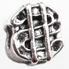 European Beads Zinc Alloy Jewelry Findings Lead-free, 11x12mm hole=4.5mm, Sold per pkg of 200