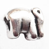 European Beads Zinc Alloy Jewelry Findings Lead-free, Elephant 10x9mm hole=4mm, Sold per pkg of 300