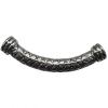 Tube，Lead-Free Zinc Alloy Jewelry Findings，34x4mm hole=1mm Sold per pkg of 200
