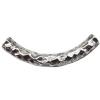 Tube，Lead-Free Zinc Alloy Jewelry Findings，42x5mm hole=2.5mm Sold per pkg of 100