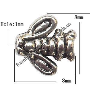 Zinc Alloy Jewelry Findings Lead-free 8x8mm hole=1mm Sold per pkg of 5000