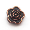 Flower Zinc Alloy Jewelry Findings Lead-free 7mm hole=1mm Sold per pkg of 1500