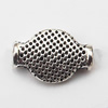 Twist Zinc Alloy Jewelry Findings Lead-free 12x8mm hole=1mm Sold per pkg of 1000