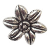 Flower Zinc Alloy Jewelry Findings Lead-free 14x6mm hole=1mm Sold per pkg of 500