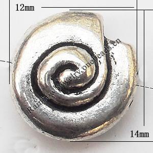Twist Zinc Alloy Jewelry Findings Lead-free 14x12mm hole=1mm Sold per pkg of 300