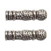 Carved Zinc Alloy Jewelry Findings Lead-free 23x6mm hole=2.5mm Sold per pkg of 300