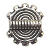 Twist Zinc Alloy Jewelry Findings Lead-free 10x7mm hole=1mm Sold per pkg of 1500