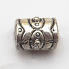 Tube Zinc Alloy Jewelry Findings Lead-free 6x5mm hole=2.5mm Sold per pkg of 1500