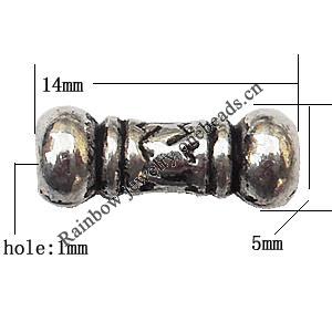 Zinc Alloy Jewelry Findings Lead-free 5x14mm hole=1mm Sold per pkg of 600