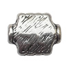 Twist Zinc Alloy Jewelry Findings Lead-free 10x8mm hole=1mm Sold per pkg of 1000