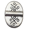 Twist Zinc Alloy Jewelry Findings Lead-free 10x15mm hole=1mm Sold per pkg of 500