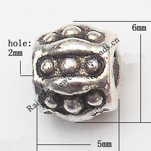 Zinc Alloy Jewelry Findings Lead-free 2mm hole=1mm Sold per pkg of 1500