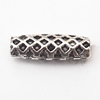 Tube Zinc Alloy Jewelry Findings Lead-free 13x4mm hole=1.2mm Sold per pkg of 1000