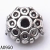Donut Zinc Alloy Jewelry Findings Lead-free 8mm hole=1mm Sold per pkg of 1000