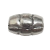 Drum Zinc Alloy Jewelry Findings Lead-free 7x5mm hole=1.5mm Sold per pkg of 1500