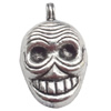 Zinc Alloy Jewelry Findings Lead-free, Pendant Skeleton 15x23mm hole=3mm Sold per pkg of 100