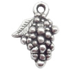Zinc Alloy Jewelry Findings Lead-free, Pendant Fruit 12x18mm hole=1.5mm Sold per pkg of 600