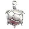 Zinc Alloy Jewelry Findings Lead-free, Pendant Turtle 15x23mm hole=1.5mm Sold per pkg of 400