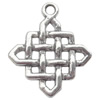 Zinc Alloy Jewelry Findings Lead-free, Pendant 21x25mm hole=2mm Sold per pkg of 400