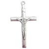 Zinc Alloy Jewelry Findings Lead-free, Pendant Cross 19x35mm hole=1.5mm Sold per pkg of 500