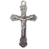 Zinc Alloy Jewelry Findings Lead-free, Pendant Cross 18x33mm hole=2mm Sold per pkg of 500