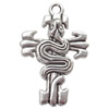 Zinc Alloy Jewelry Findings Lead-free, Pendant Cross 30x20mm hole=2mm Sold per pkg of 400