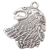 Zinc Alloy Jewelry Findings Lead-free, Pendant Animal Head 25x19mm hole=2mm Sold per pkg of 500