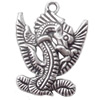 Zinc Alloy Jewelry Findings Lead-free, Pendant Animal 27x20mm hole=2mm Sold per pkg of 300