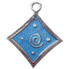 Zinc Alloy Jewelry Findings Lead-free, Pendant Square 28x33mm hole=3mm Sold per pkg of 200