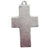 Zinc Alloy Jewelry Findings  Lead-free, Pendant Cross 38x22x3mm hole=1.5mm Sold per pkg of 200