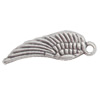 Zinc Alloy Jewelry Findings  Lead-free, Pendant Wing 5x16mm hole=1mm Sold per pkg of 2000
