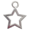 Zinc Alloy Jewelry Findings  Lead-free, Pendant Hollow Star 18x21mm hole=3mm Sold per pkg of 300