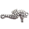 Zinc Alloy Jewelry Findings  Lead-free, Pendant Animal 15x33mm hole=2mm Sold per pkg of 200