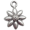 Zinc Alloy Jewelry Findings  Lead-free, Pendant Flower 15x20mm hole=2mm Sold per pkg of 600