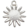 Zinc Alloy Jewelry Findings  Lead-free, Pendant Flower 15x17mm hole=1.5mm Sold per pkg of 600