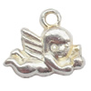 Zinc Alloy Jewelry Findings  Lead-free, Pendant Angel 16x13mm hole=1.5mm Sold per pkg of 600