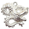 Zinc Alloy Jewelry Findings  Lead-free, Pendant Animal 29x28mm hole=2mm Sold per pkg of 150