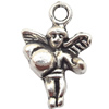 Zinc Alloy Jewelry Findings  Lead-free, Pendant Angel 12x17mm hole=2mm Sold per pkg of 700