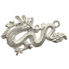 Zinc Alloy Jewelry Findings  Lead-free, Pendant Animal 30x54mm hole=2.3mm Sold per pkg of 100