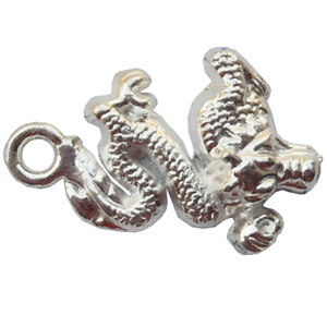 Zinc Alloy Jewelry Findings  Lead-free, Pendant Animal 38x25mm hole=3mm Sold per pkg of 200