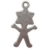 Zinc Alloy Jewelry Findings  Lead-free, Pendant 26x14mm hole=1.5mm Sold per pkg of 500