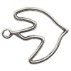 Zinc Alloy Jewelry Findings  Lead-free, Pendant 29x22mm hole=1mm Sold per pkg of 400