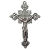 Pendant  Lead-Free Zinc Alloy Jewelry Findings Cross 47.5x31mm hole=1mm，Sold per pkg of 150