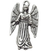 Pendant  Lead-Free Zinc Alloy Jewelry Findings Angel 26x14mm hole=1mm，Sold per pkg of 300