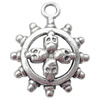 Pendant  Lead-Free Zinc Alloy Jewelry Findings 36x28mm hole=3.5mm，Sold per pkg of 150