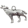 Pendant Lead-Free Zinc Alloy Jewelry Findings Animal 26x17mm hole=2mm，Sold per pkg of 300