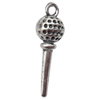 Pendant  Lead-Free Zinc Alloy Jewelry Findings 26x18mm hole=1.5mm，Sold per pkg of 400